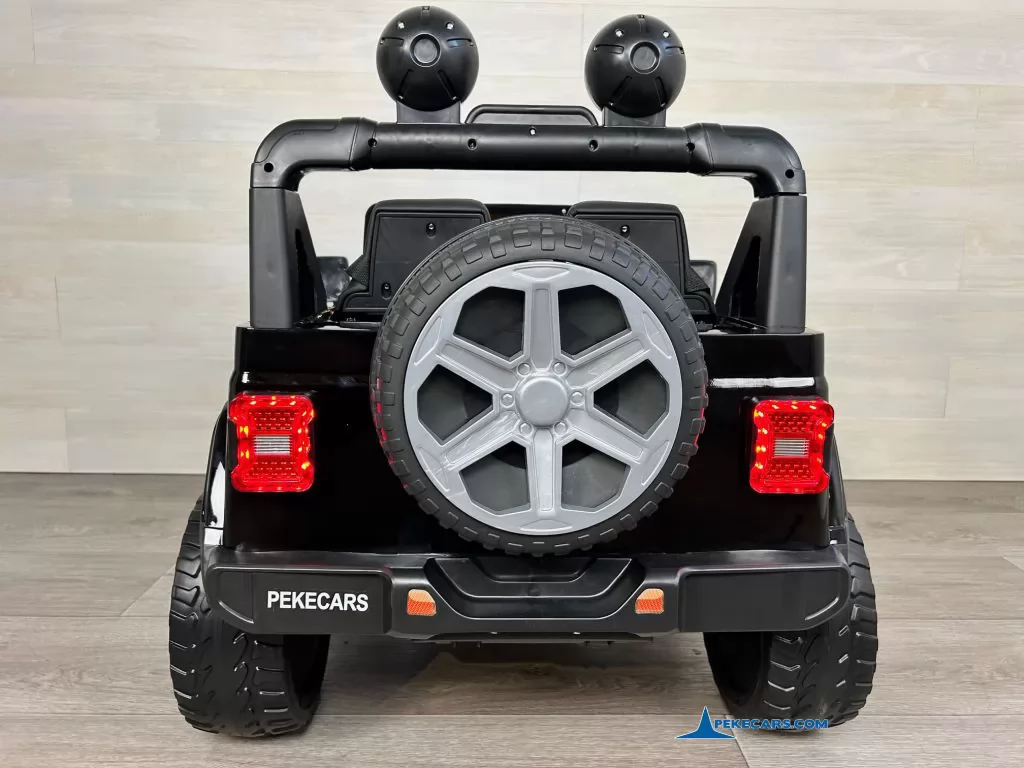 Jeep Wrangler Rubicon Style 12V 2.4G Negro Metalizado