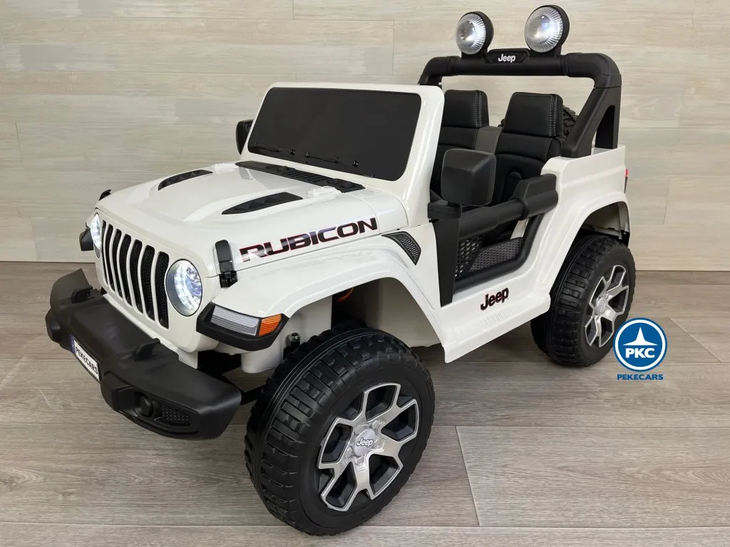 Jeep wrangler Rubicon 12V Blanco