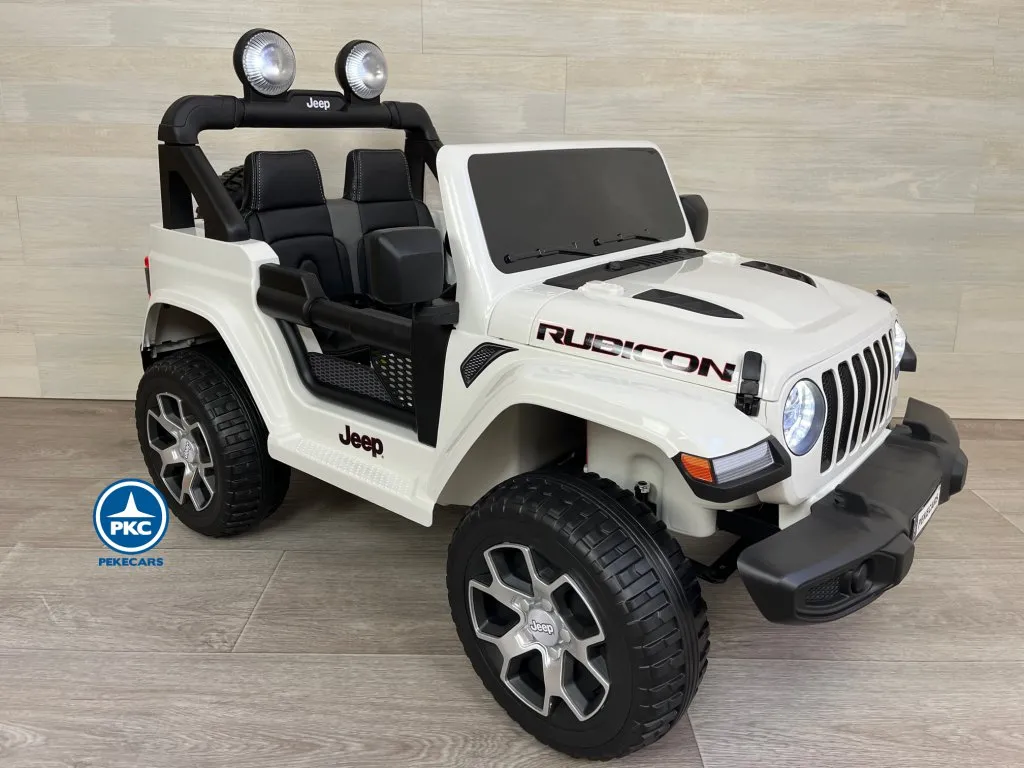 Jeep wrangler Rubicon 12V Blanco