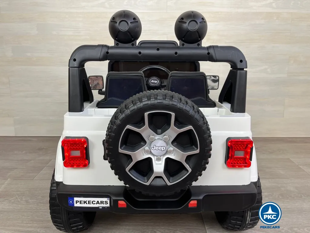 Jeep wrangler Rubicon 12V Blanco