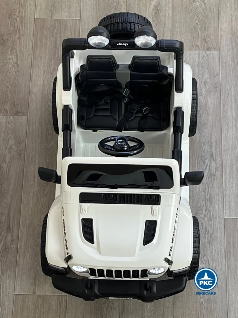 Jeep wrangler Rubicon 12V Blanco