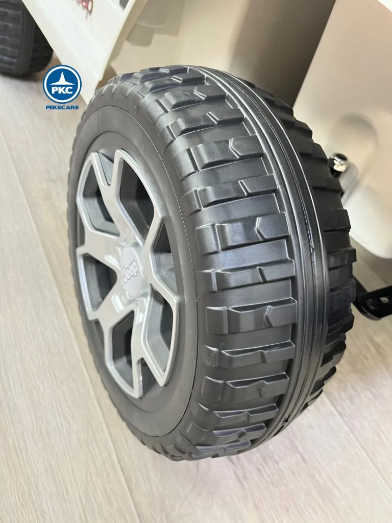 Jeep wrangler Rubicon 12V Blanco