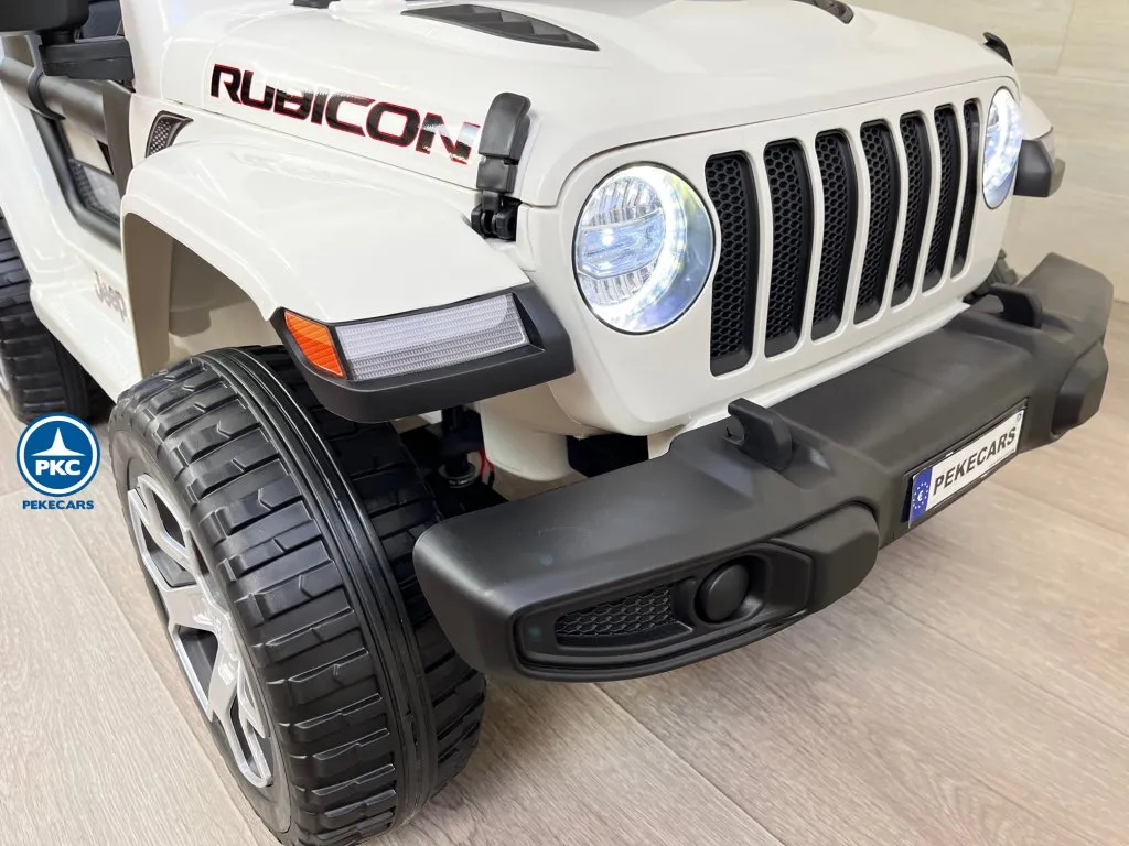 Jeep wrangler Rubicon 12V Blanco