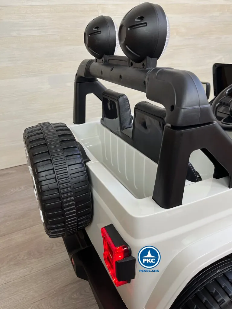 Jeep wrangler Rubicon 12V Blanco