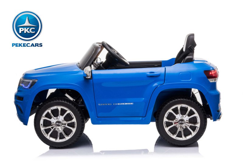 JEEP Grand Cherokee 12V azul metalizado lateral