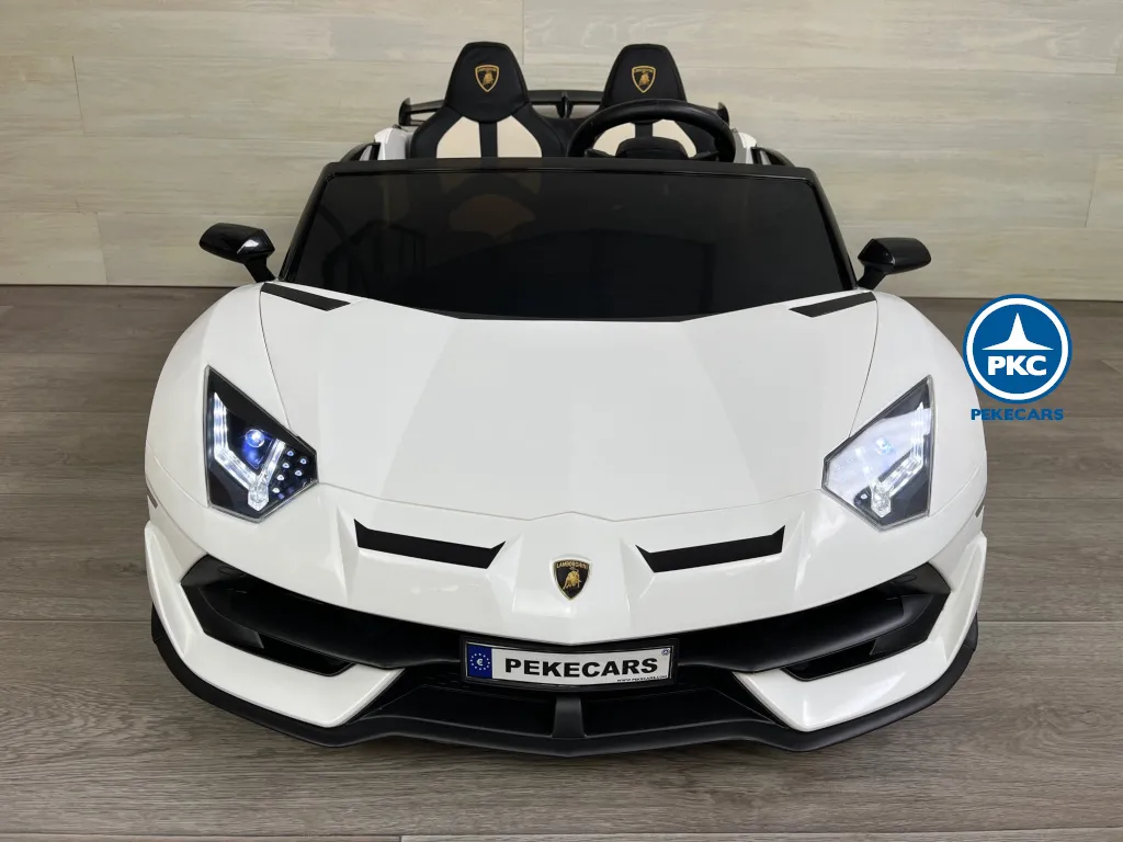 Lamborghini aventador 24v blanco frontal