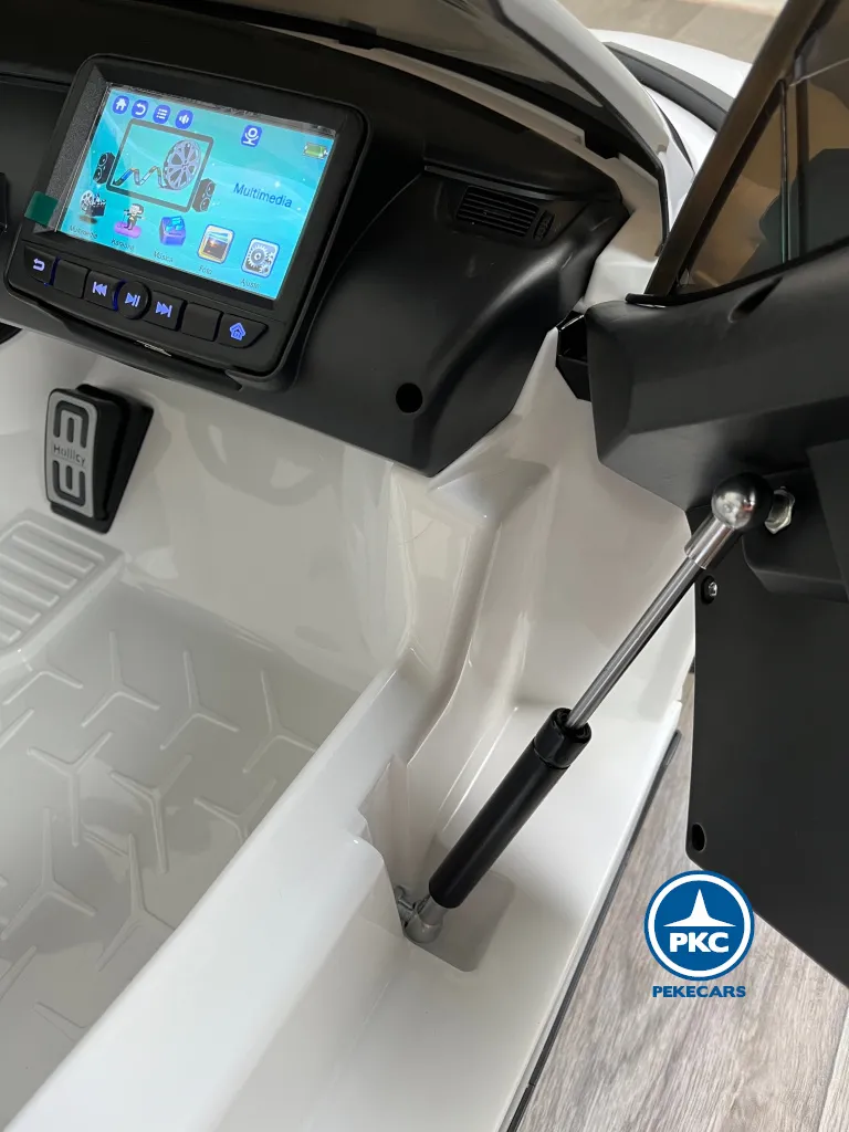 Lamborghini aventador 24v blanco pantalla mp4