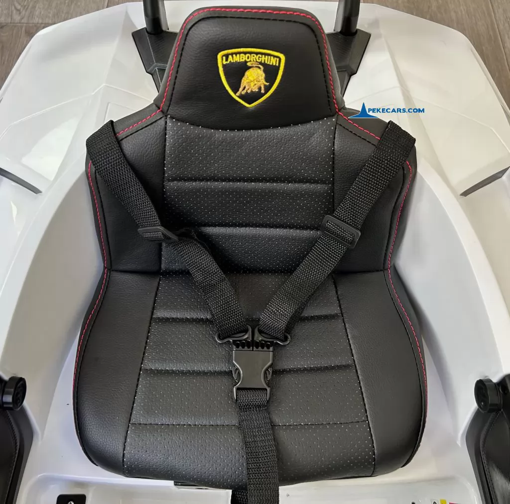 Lamborghini huracan blanco asiento acolchado