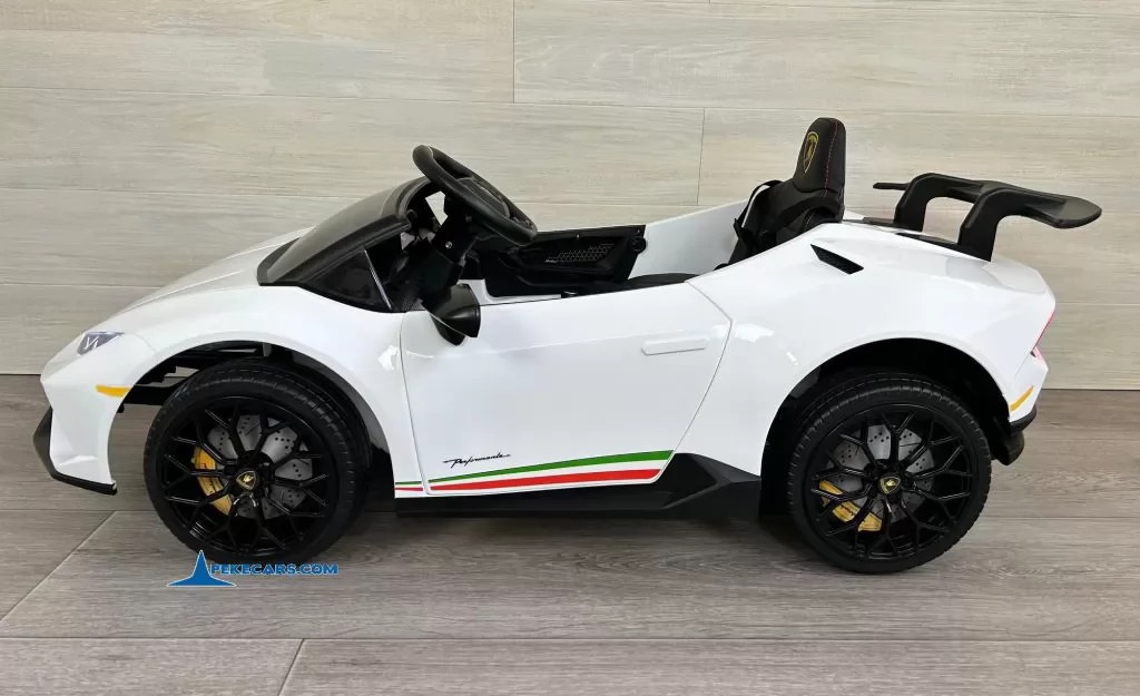 Lamborghini huracan blanco vista lateral