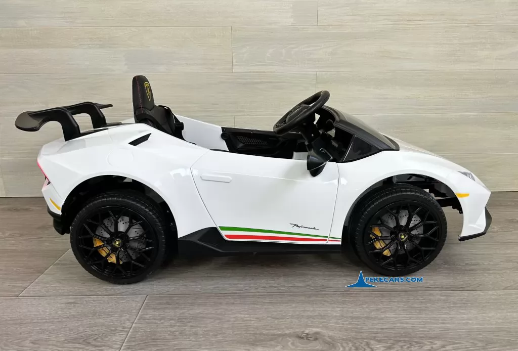 Lamborghini huracan blanco lateral