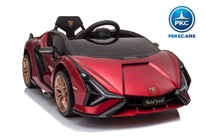 Lamborghini Sian 12V 2.4G Rojo vino Principal