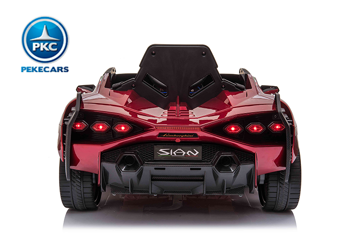 Lamborghini Sian 12V 2.4G Rojo vino back