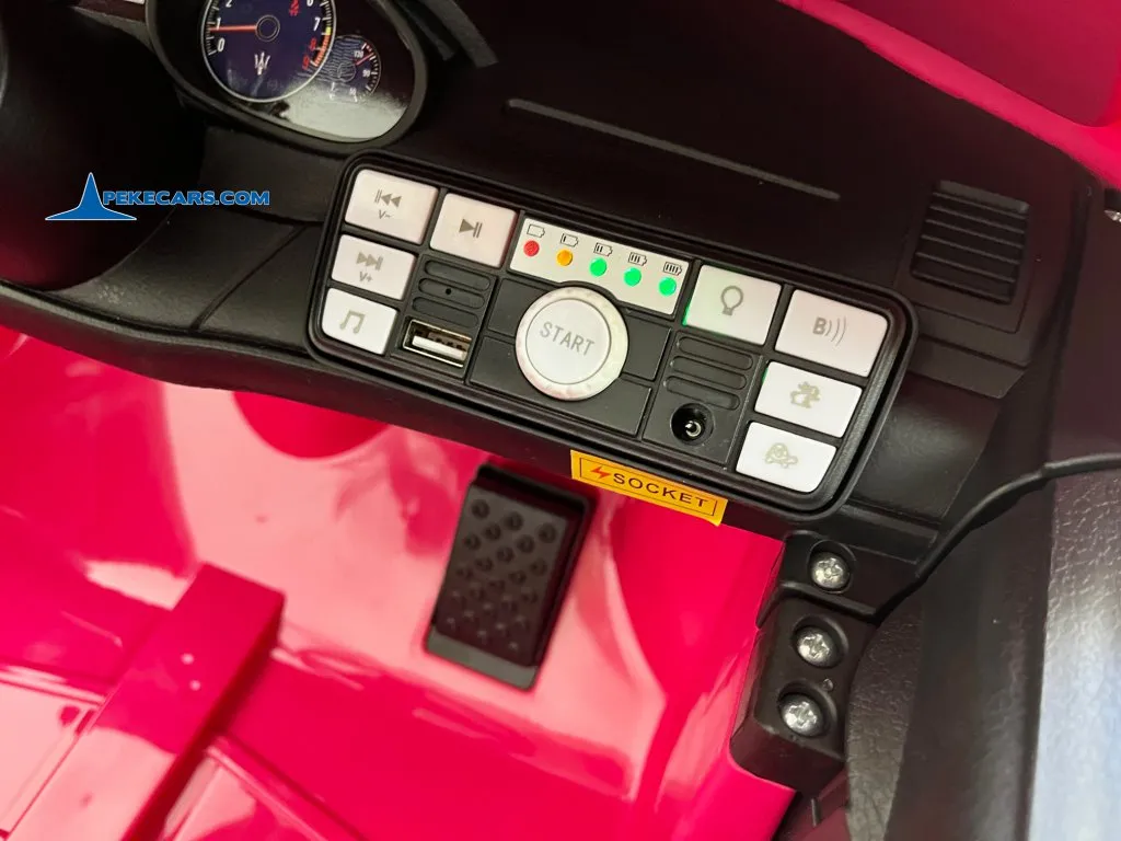 Maserati GC-Sport 12V 2.4G Rosa panel de control