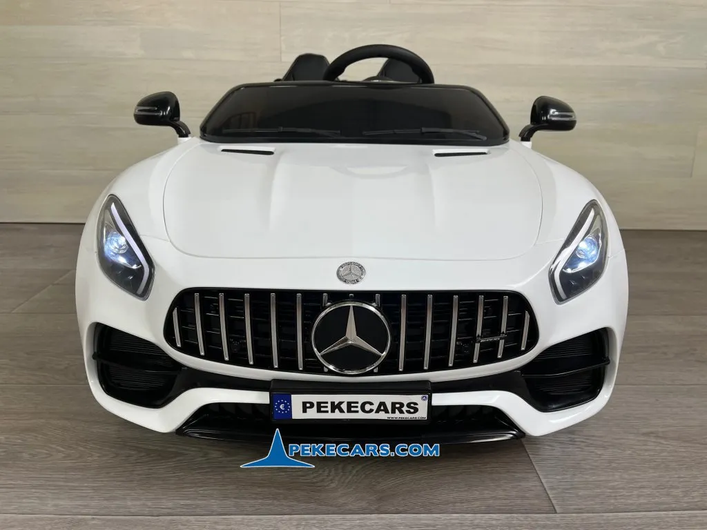 Coche electrico para niños Mercedes GT 12V Blanco