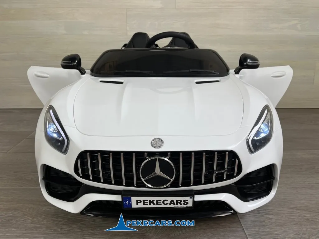 Coche electrico para niños Mercedes GT 12V Blanco