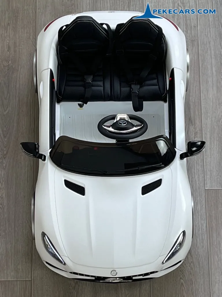 Coche electrico para niños Mercedes GT 12V Blanco