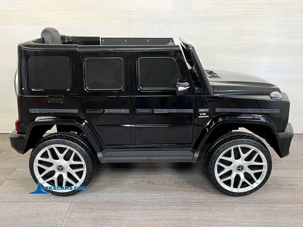 Mercedes Benz G63 AMG negro metalizado 3/4 detalle izquierda