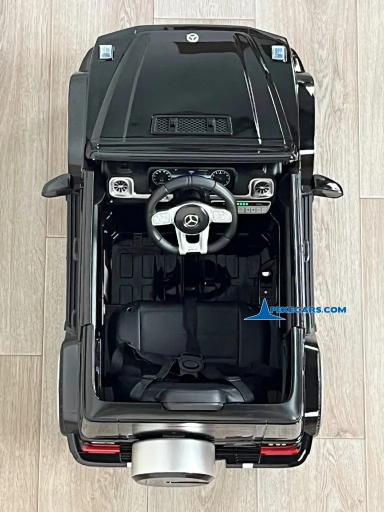 Mercedes Benz G63 AMG negro metalizado 3/4 detalle arriba