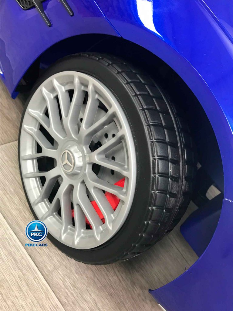 Mercedes Sl65 con pantalla mp4 azul metalizado