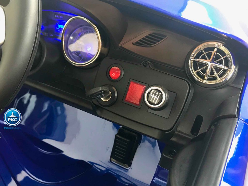 Mercedes Sl65 con pantalla mp4 azul metalizado