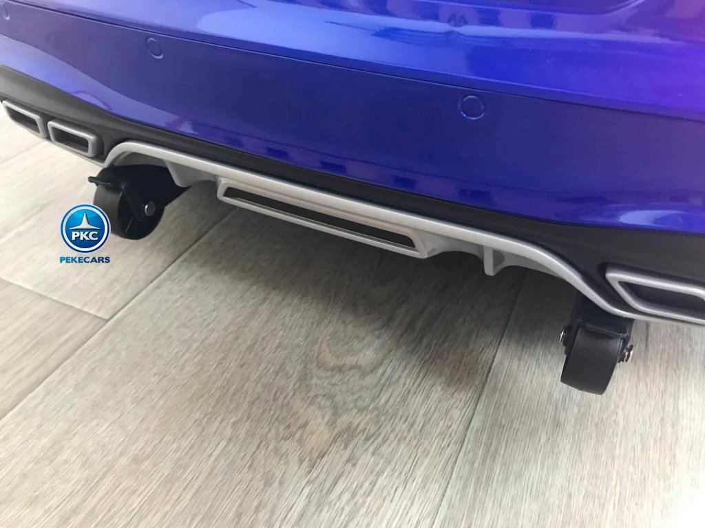 Mercedes Sl65 con pantalla mp4 azul metalizado