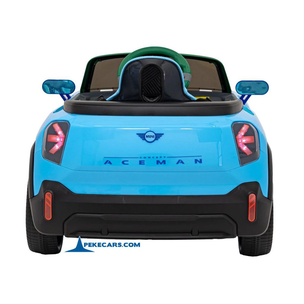 MINI ACEMAN 12V 2.4G Azul desde atrás