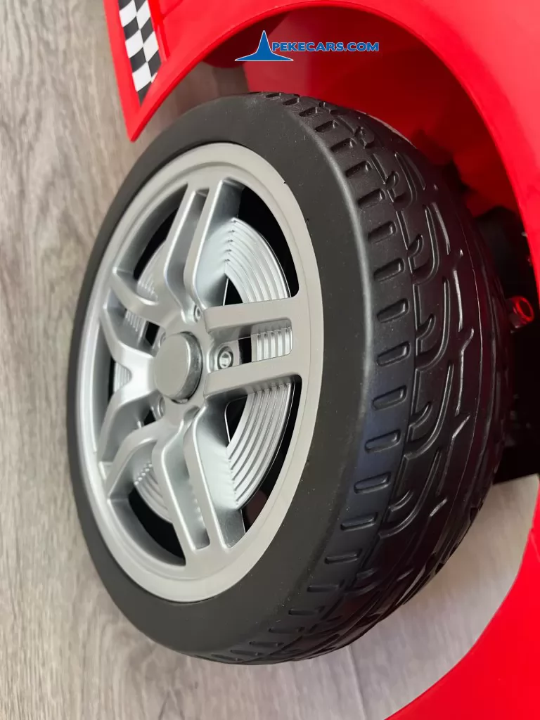 mini style rojo coches para niños ruedas detalle