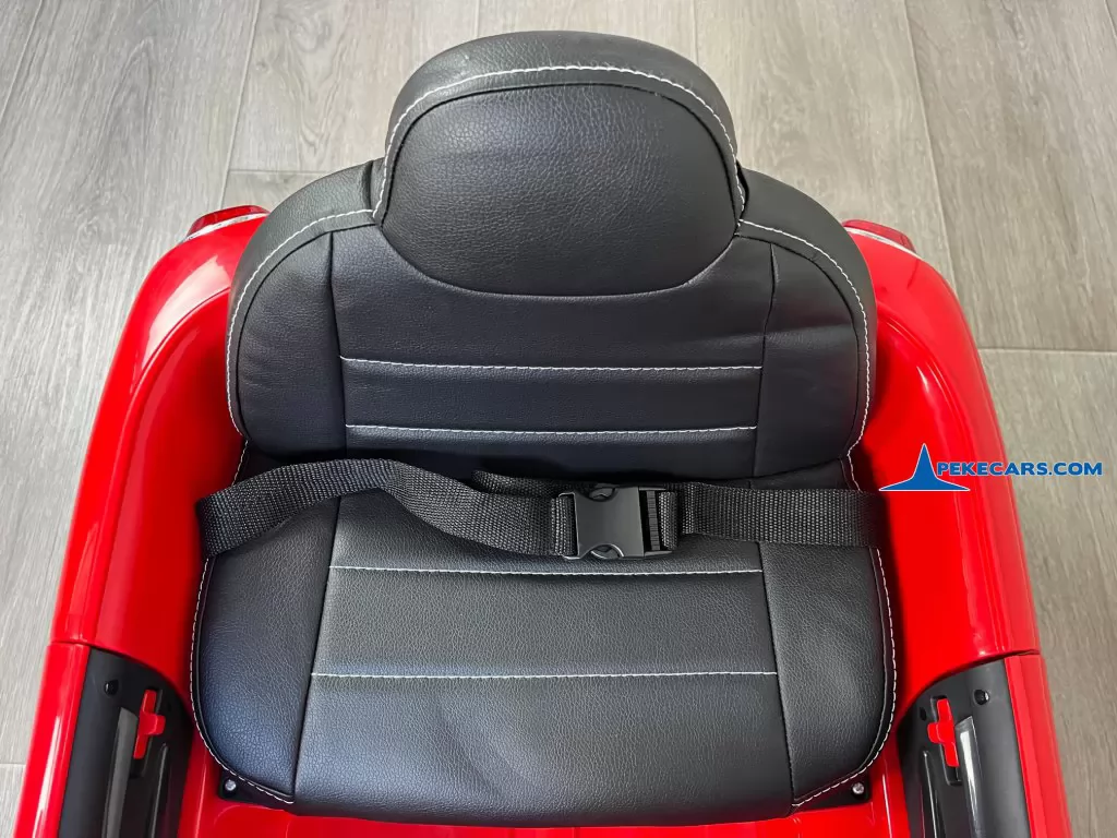 mini style rojo coches para niños asiento polipiel
