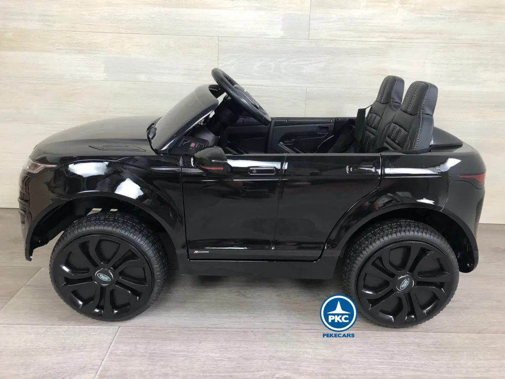 Range Rover Evoque 12V 2.4G Negro Metalizado lateral
