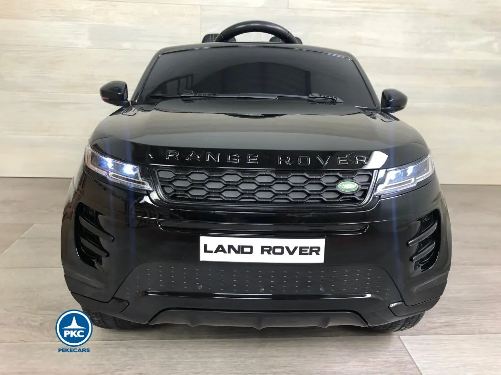 Range Rover Evoque 12V 2.4G Negro Metalizado frontal