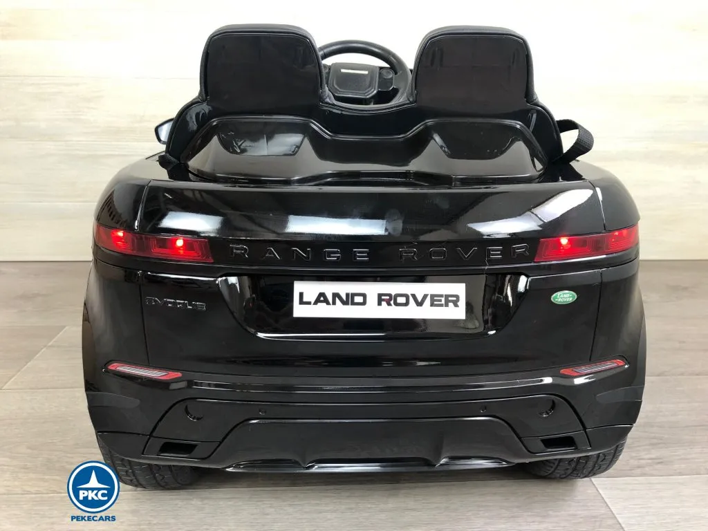 Range Rover Evoque 12V 2.4G Negro Metalizado parte trasera