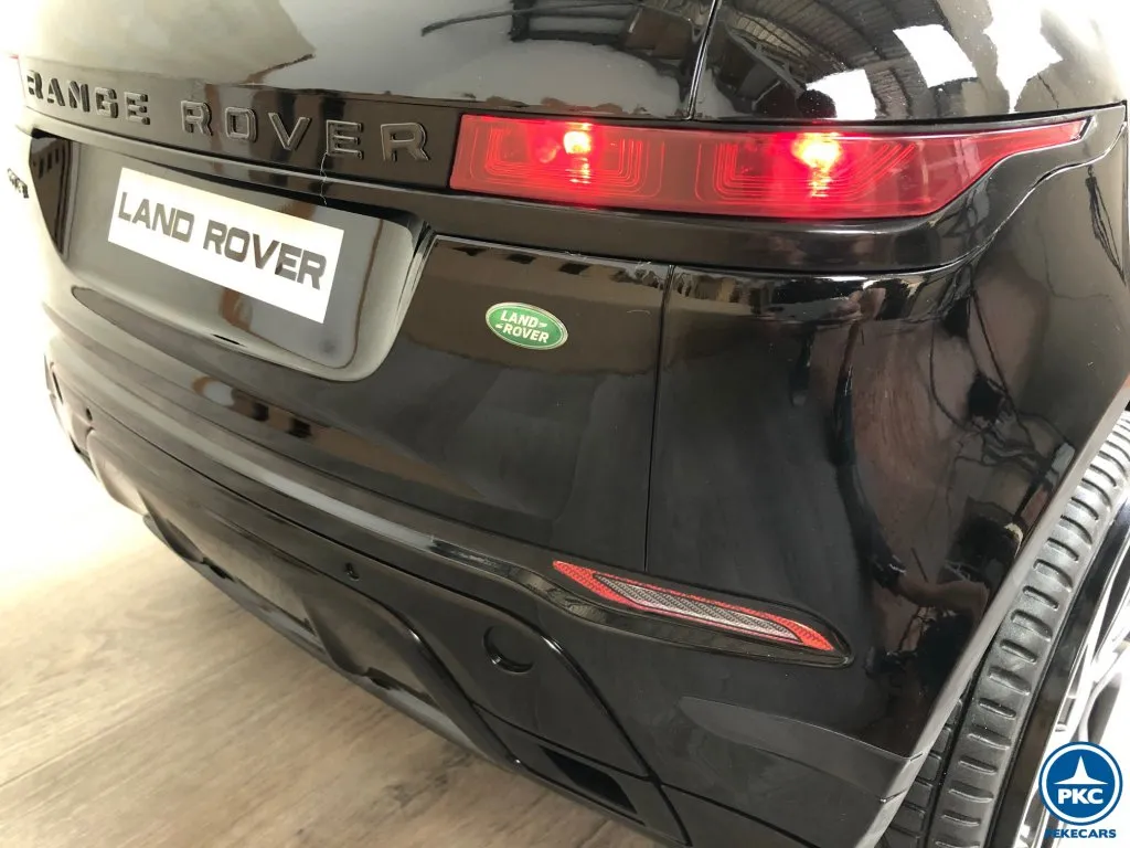 Range Rover Evoque 12V 2.4G Negro Metalizado luces traseras
