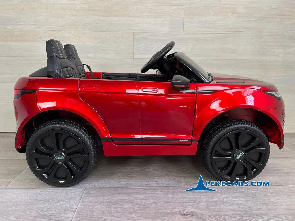 coche a bateria infantil Range Rover Evoque 12V 2.4G Rojo Metalizado