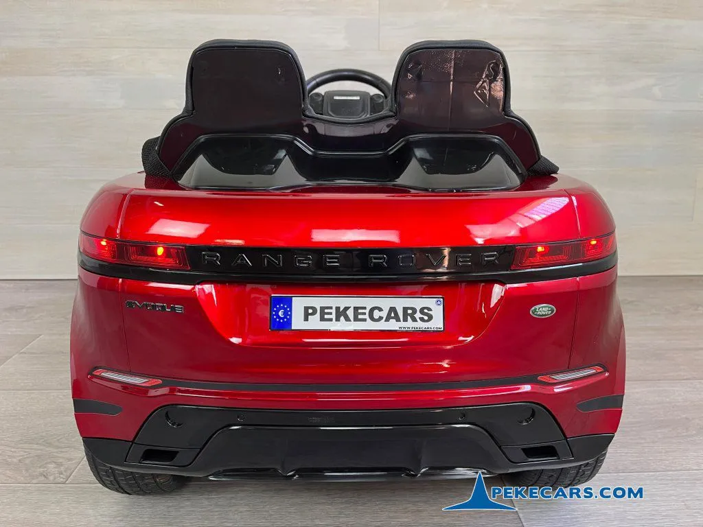 coche a bateria para niños Range Rover Evoque 12V 2.4G Rojo Metalizado