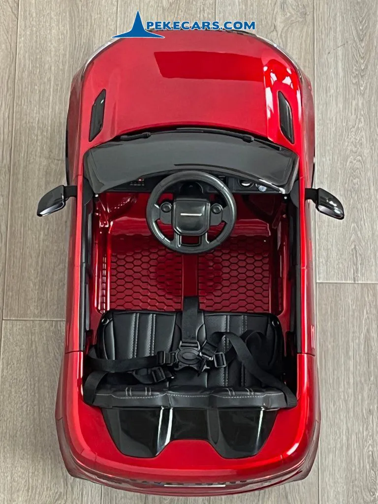 coche electrico infantil Range Rover Evoque 12V 2.4G Rojo Metalizado