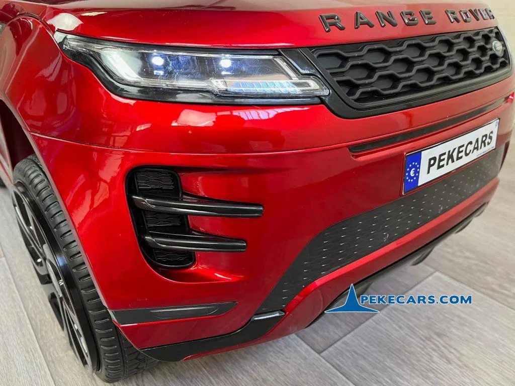 coche a bateria para niños Range Rover Evoque 12V 2.4G Rojo Metalizado