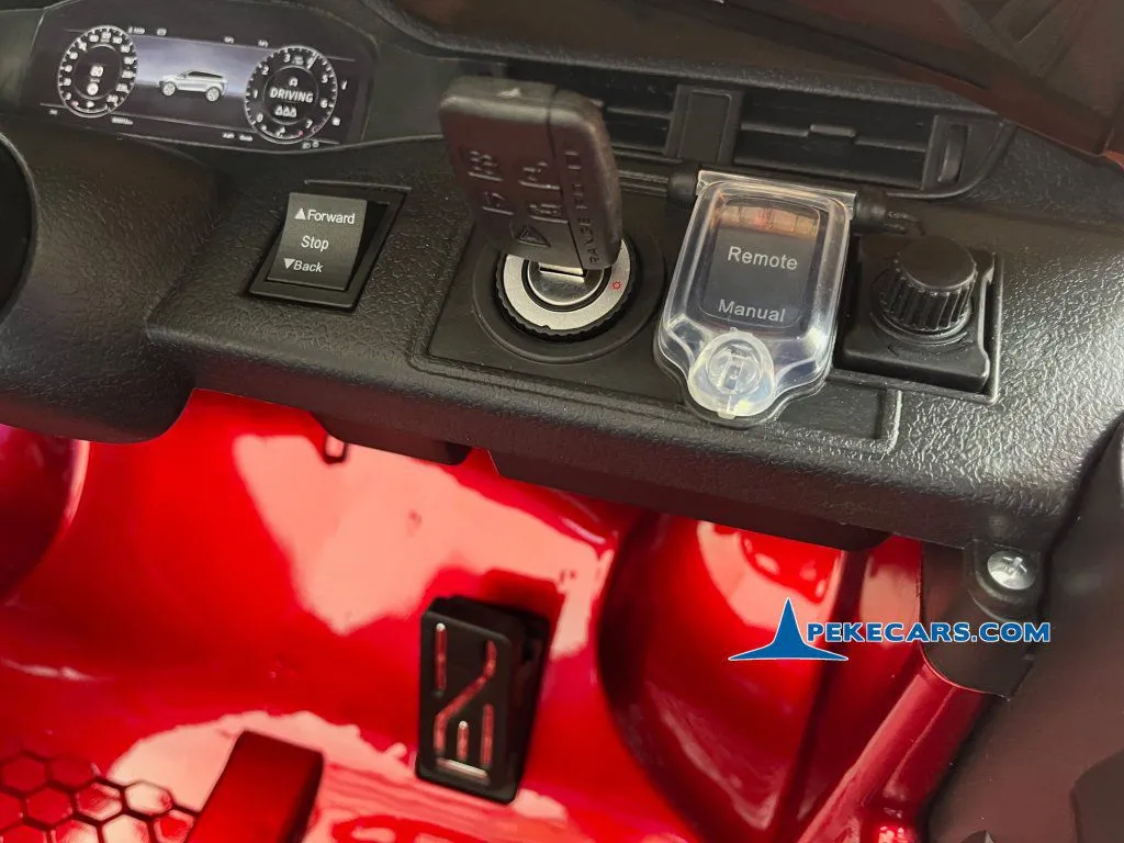 coche electrico infantil Range Rover Evoque 12V 2.4G Rojo Metalizado