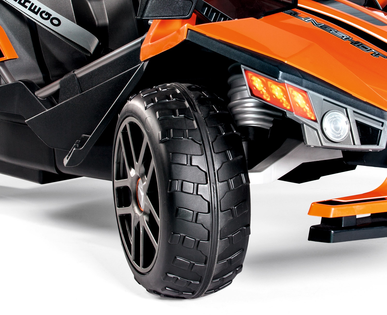 Coche Electrico Polaris 12V dos asientos con ruedas EVA (caucho)