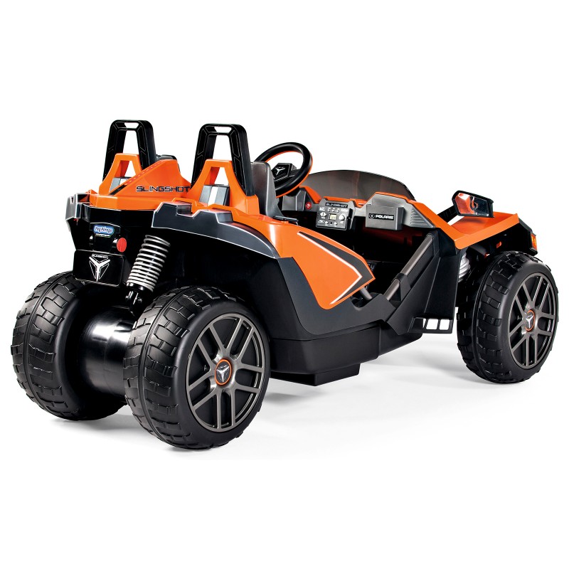 Coche Electrico Polaris 12V dos plazas vista trasera