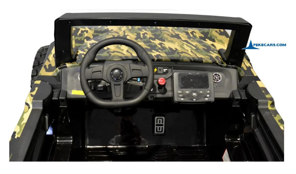 Todoterreno Clash 24V MP4 Camuflaje 2.4G interior