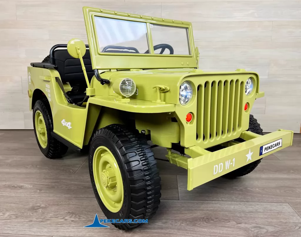 coches electricos para niños todoterreno willys jeep desert fox lado izquierdo