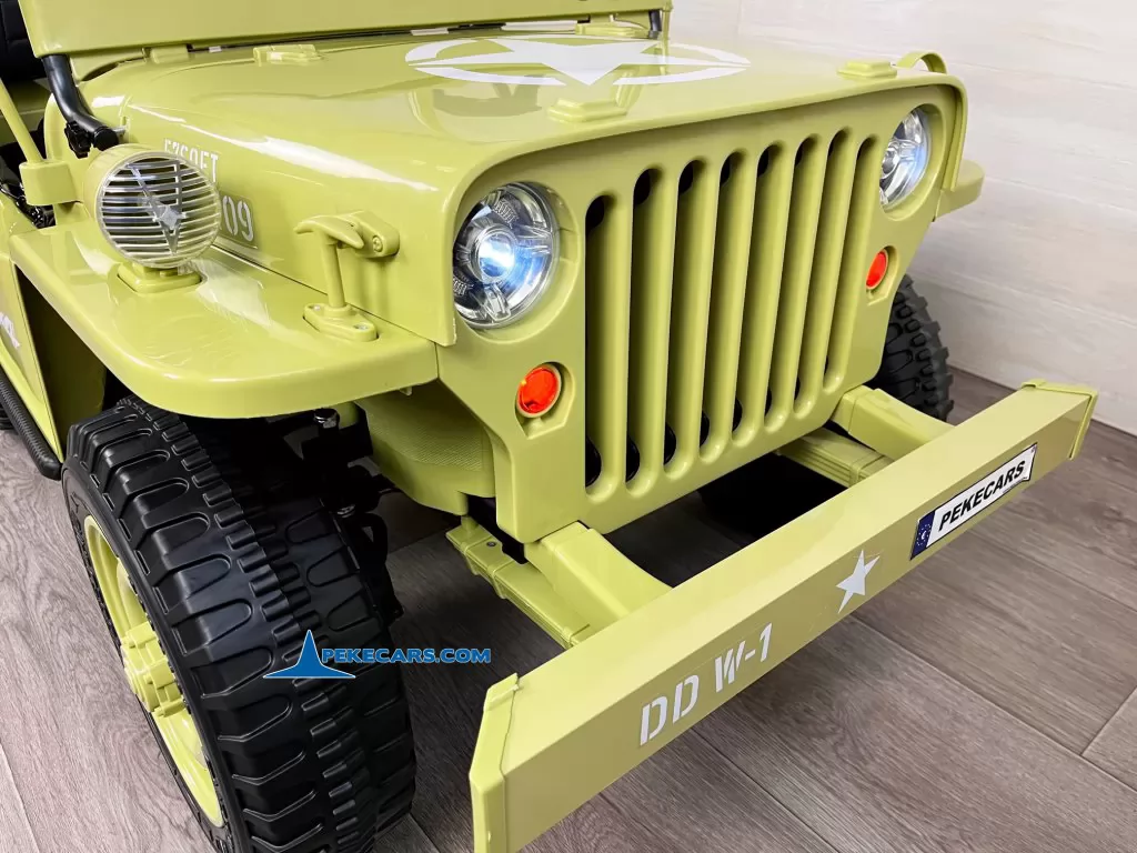 todoterreno willys jeep desert fox coches para niños frontal