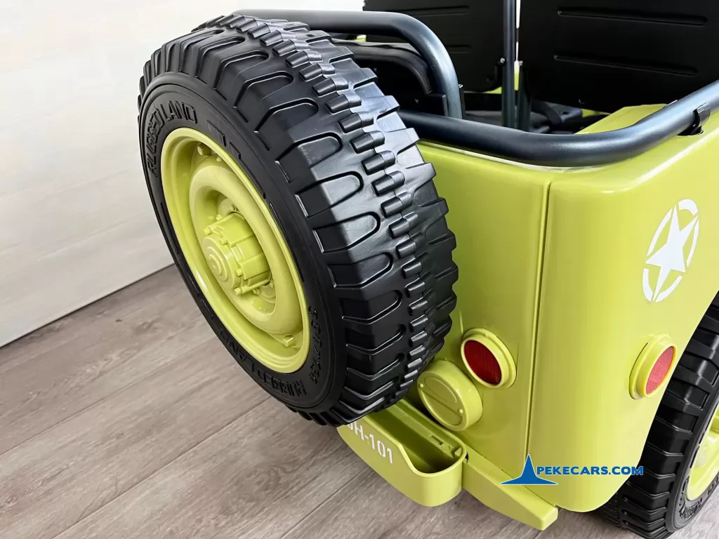 todoterreno willys jeep desert fox coches para niños parte trasera