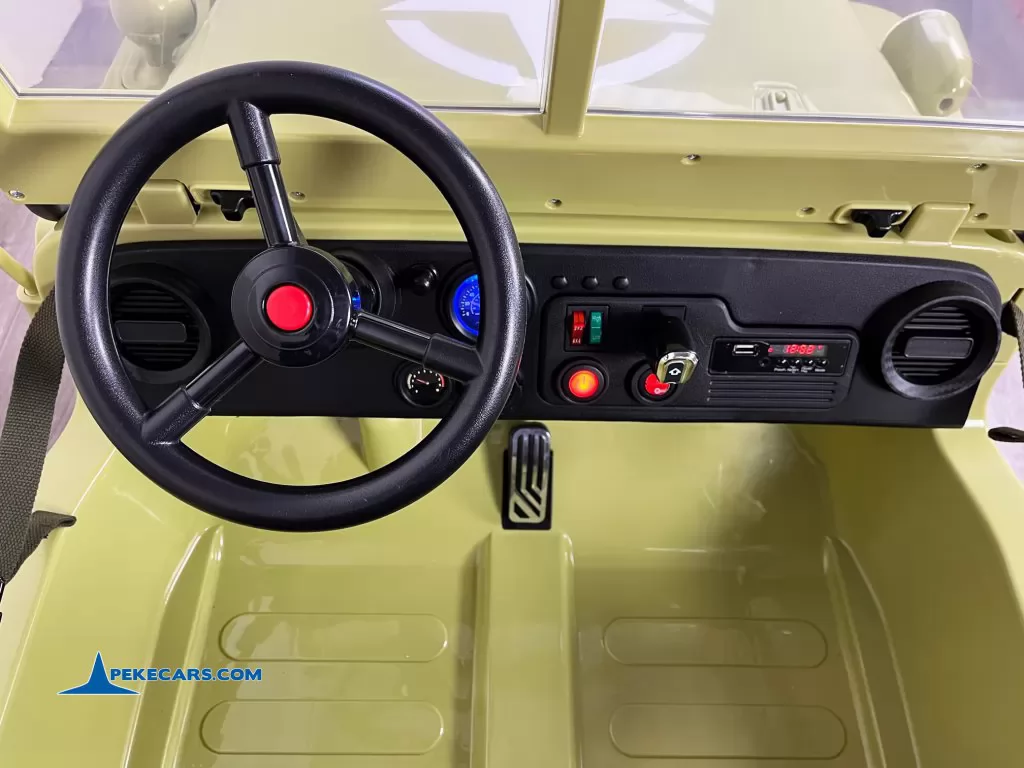 coches teledirigidos todoterreno willys jeep desert fox volante