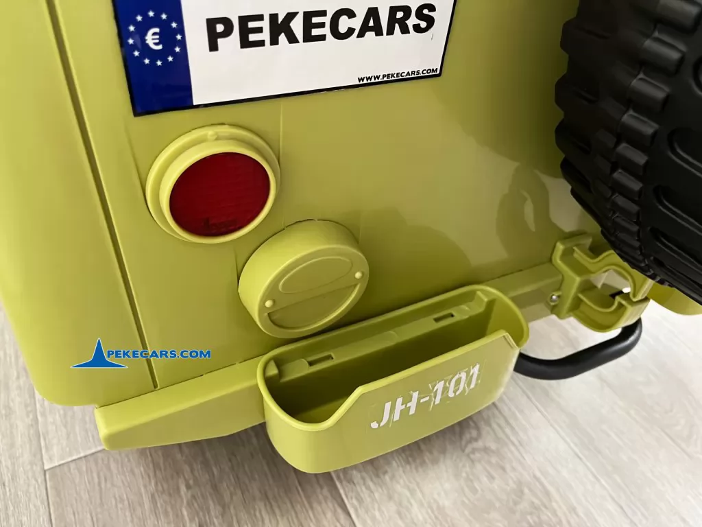 todoterreno willys jeep desert fox coches electricos niños luces traseras