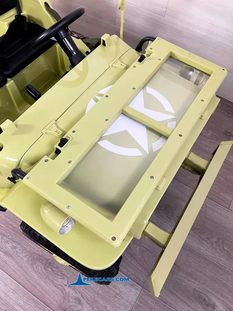 todoterreno willys jeep desert fox coches electricos para niños carga