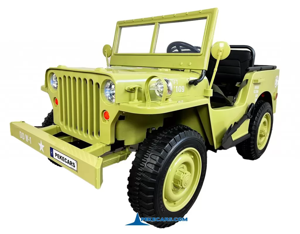 Willys Army jeep 1942 frontal en 3/4 izquierda
