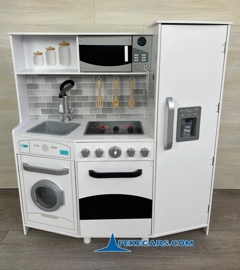 cocina de juguete nevera luz blanca