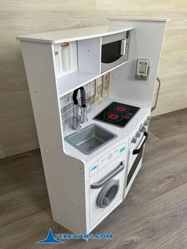 cocina de juguete para niñas nevera luz blanca