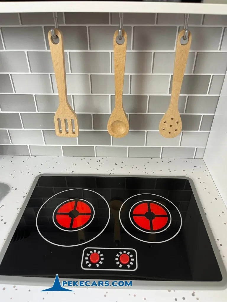 cocina de juguete niñas nevera luz blanca